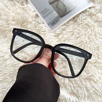 New Fashion Foldable Square Solid Color  Uv Protection Pc Sunglasses sku image 2