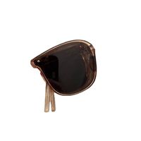 New Fashion Foldable Square Solid Color  Uv Protection Pc Sunglasses main image 3
