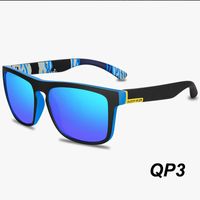 Fashion New Style Contrast Color Pattern Polarized Uv400 Men's Sunglasses sku image 3