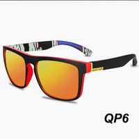 Fashion New Style Contrast Color Pattern Polarized Uv400 Men's Sunglasses sku image 6