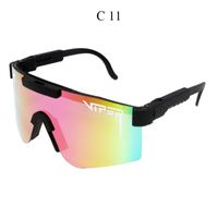 New Style Color Large One-piece Lens Polarized Cycling Sports Goggles main image 3