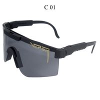 New Style Color Large One-piece Lens Polarized Cycling Sports Goggles main image 5