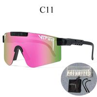 New Style Color Large One-piece Lens Polarized Cycling Sports Goggles sku image 11