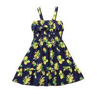 Fashion Cute Little Girl's Skirt Fruit Printed Dress sku image 1