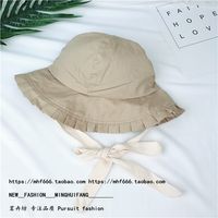 Women's Cute Basic Solid Color Cotton Hat Sun Hat sku image 2