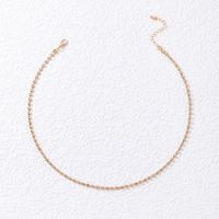 Basic Style (simple Style) Alloy Geometric Pattern Necklace Daily Artificial Rhinestone main image 3