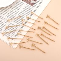 Simple Retro Fashion Gold Y Letter Hairpin 10-piece Set main image 3
