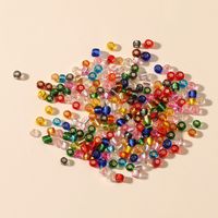 1 Set Diameter 4mm Glass Solid Color Beads main image 2