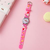 Unicorn Pattern Series Children's Watch Color Plastic Belt Boys And Girls Student Wrist Watch Gift Watch main image 5