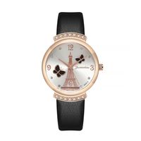 Fashion Eiffel Tower Alloy Buckle Women's Watches main image 2
