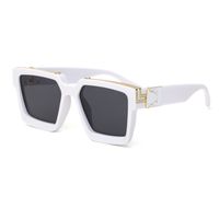 Fashion Geometric Uv400 Men's Sunglasses sku image 1