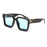 Fashion Geometric Uv400 Men's Sunglasses sku image 4