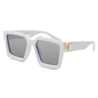 Fashion Geometric Uv400 Men's Sunglasses sku image 8