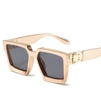 Fashion Geometric Uv400 Men's Sunglasses sku image 10