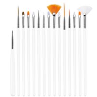 15-piece Pen Tool Uv Pen Crystal Pen Silicone Pen Diamond Pen Manicure Painting Brush Set sku image 4