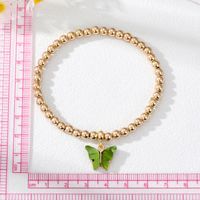 Simple Style Butterfly Alloy Beaded Resin Bracelets main image 4