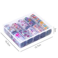 New Nail Beauty Supplies Transfer Decal Starry Sky Paper Tibetan Colorful Laser Nail Stickers main image 2