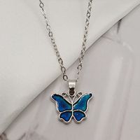 Women's Vintage Style Fashion Butterfly Alloy Necklace Plating No Inlaid Necklaces main image 1
