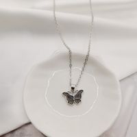 Women's Vintage Style Fashion Butterfly Alloy Necklace Plating No Inlaid Necklaces main image 4