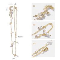 Metal Zircon Light Luxury Color-preserving Pearl Rhinestones Nail Art Accessories main image 2