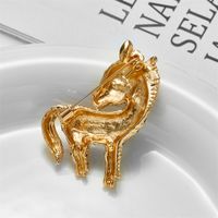 Women's Cute Fashion Simple Style Animal Alloy Brooches Stoving Varnish Plating No Inlaid Brooches main image 6
