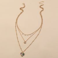Elegant Lady Geometric Moon Copper Copper Alloy Wholesale Layered Necklaces main image 8