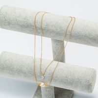 Vintage Style Geometric Alloy Plating Pearl Necklace 1 Piece main image 8