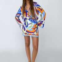 Women's Vacation Fashion Printing Woven Fabric Shirt Blouses main image 5