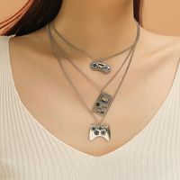 Men's Hip-hop Game Console Alloy Necklace Plating Layered Necklaces main image 1