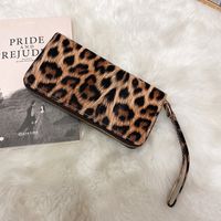 Animal Fashion Artificial Leather Printing Zipper Square Style 1 Style 2 Style 3 Wallets sku image 7