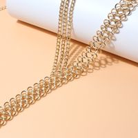 Sexy Geometric Alloy Plating Artificial Pearls Waist Chain main image 3