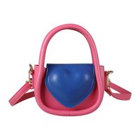 Girl's Cute Geometric Magnetic Buckle Pu Leather Handbag main image 2