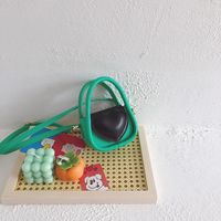 Girl's Cute Geometric Magnetic Buckle Pu Leather Handbag sku image 5