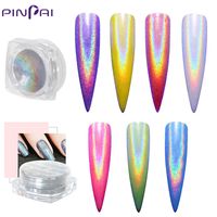 Manicure Rainbow Powder Mermaid Mirror Laser Powder Nail Metal Glitter sku image 1