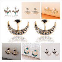 Retro Ethnic Style Geometric Alloy Artificial Rhinestones Earrings main image 9