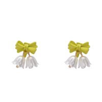 Women's Fashion Flower Synthetic Resin Earrings Splicing Earrings main image 3