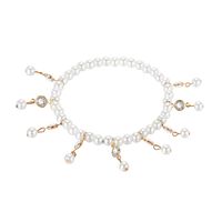 Fashion Geometric Arylic Imitation Pearl Artificial Rhinestones Artificial Pearls Bracelets main image 2