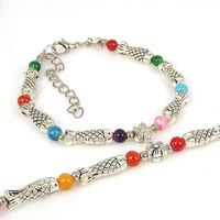 Classique Style Vintage Style Ethnique Fleur Poisson Alliage Perles Bracelets main image 5