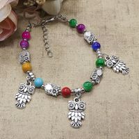 Classical Retro Bohemian Owl Alloy Beads Bracelets main image 3