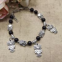 Classical Retro Bohemian Owl Alloy Beads Bracelets main image 4