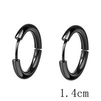 Fashion Circle Plating Stainless Steel Earrings main image 2
