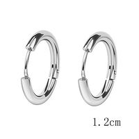 Fashion Circle Plating Stainless Steel Earrings main image 3
