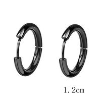 Fashion Circle Plating Stainless Steel Earrings main image 4