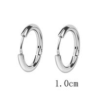 Fashion Circle Plating Stainless Steel Earrings main image 5