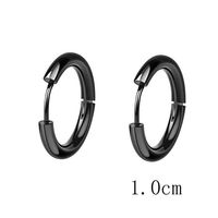 Fashion Circle Plating Stainless Steel Earrings main image 6