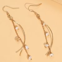 Women's Fashion Geometric Alloy Earrings Splicing Plating Earrings main image 2