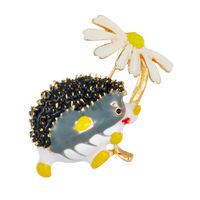 Women's Cute Fashion Classic Style Hedgehog Arylic Brooches Stoving Varnish Plating No Inlaid Brooches main image 4