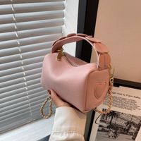 Women's Artificial Leather Heart Shape Fashion Soft Surface Square Zipper Crossbody Bag main image 2