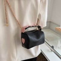 Women's Artificial Leather Heart Shape Fashion Soft Surface Square Zipper Crossbody Bag main image 5