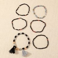 Fashion Geometric Alloy Plating Beads Bracelets 1 Set main image 3